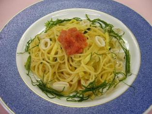 ヤリイカと明太子のパスタ.jpg ヤリイカと明太子のパスタ.jpg