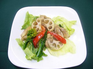 信玄鶏と香味野菜のグリル４.JPG